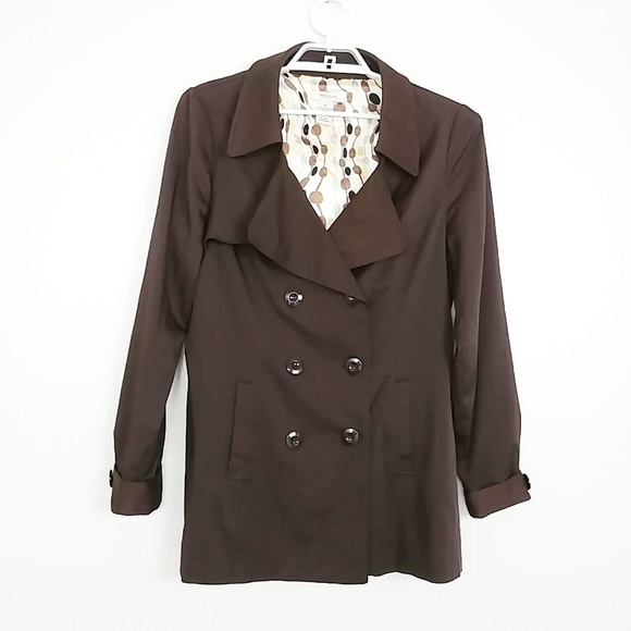 Vertigo Paris Jackets & Blazers - Vertigo Double-Breasted Lapel Trench Coat XL #3875